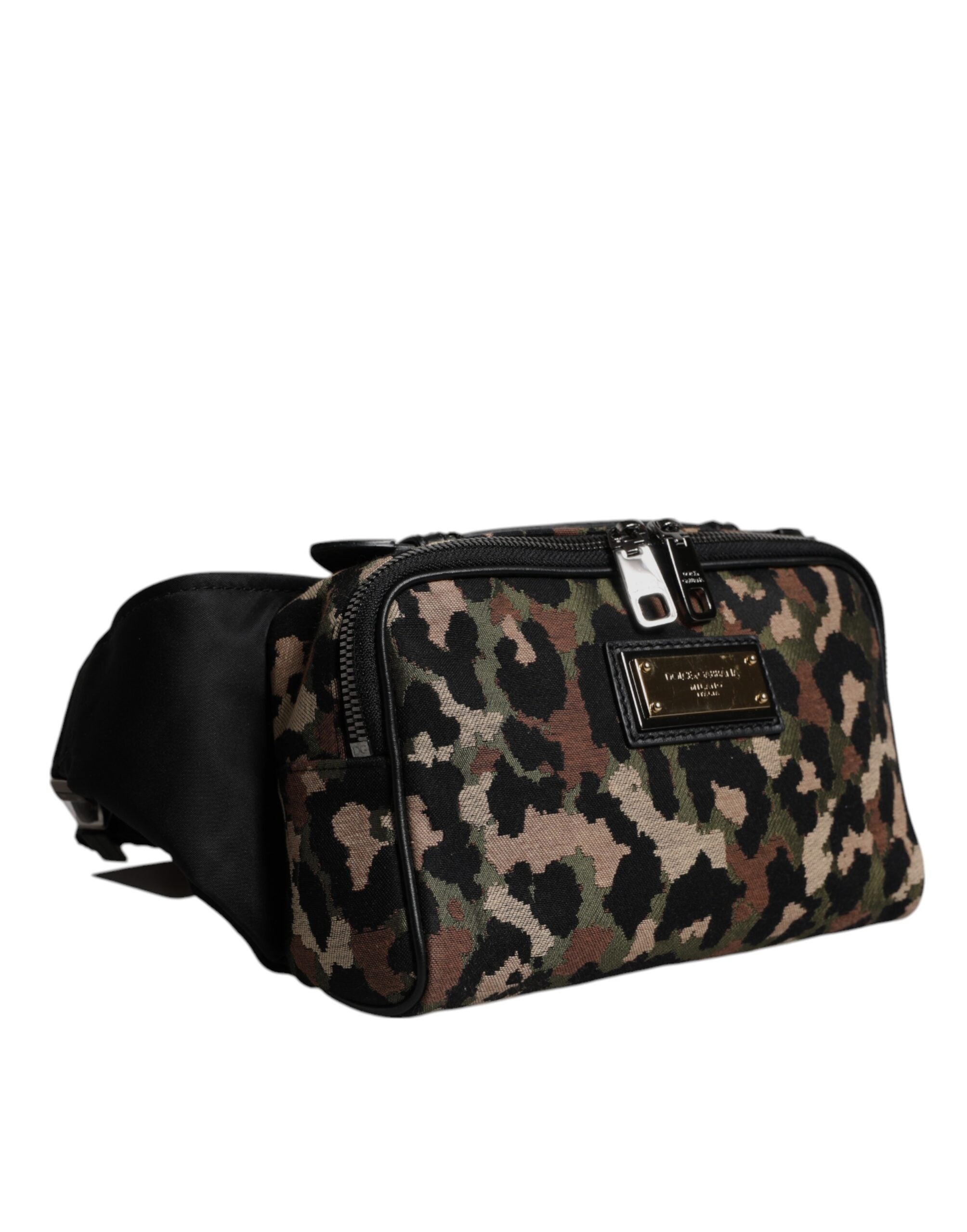 Dolce & Gabbana Borsetă cu sigla DG Leopard multicoloră