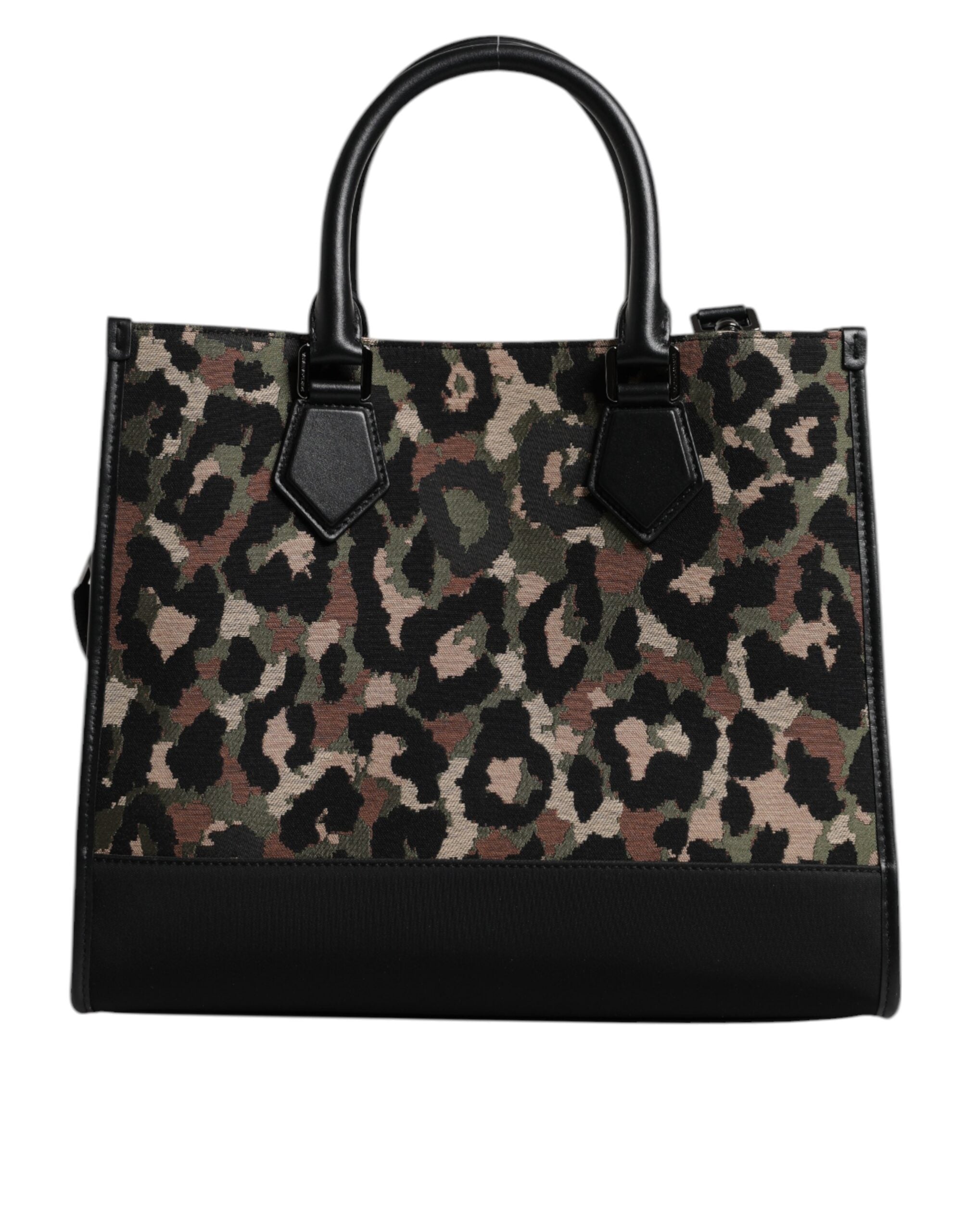 Dolce & Gabbana Geantă de umăr cu imprimeu leopard multicolor