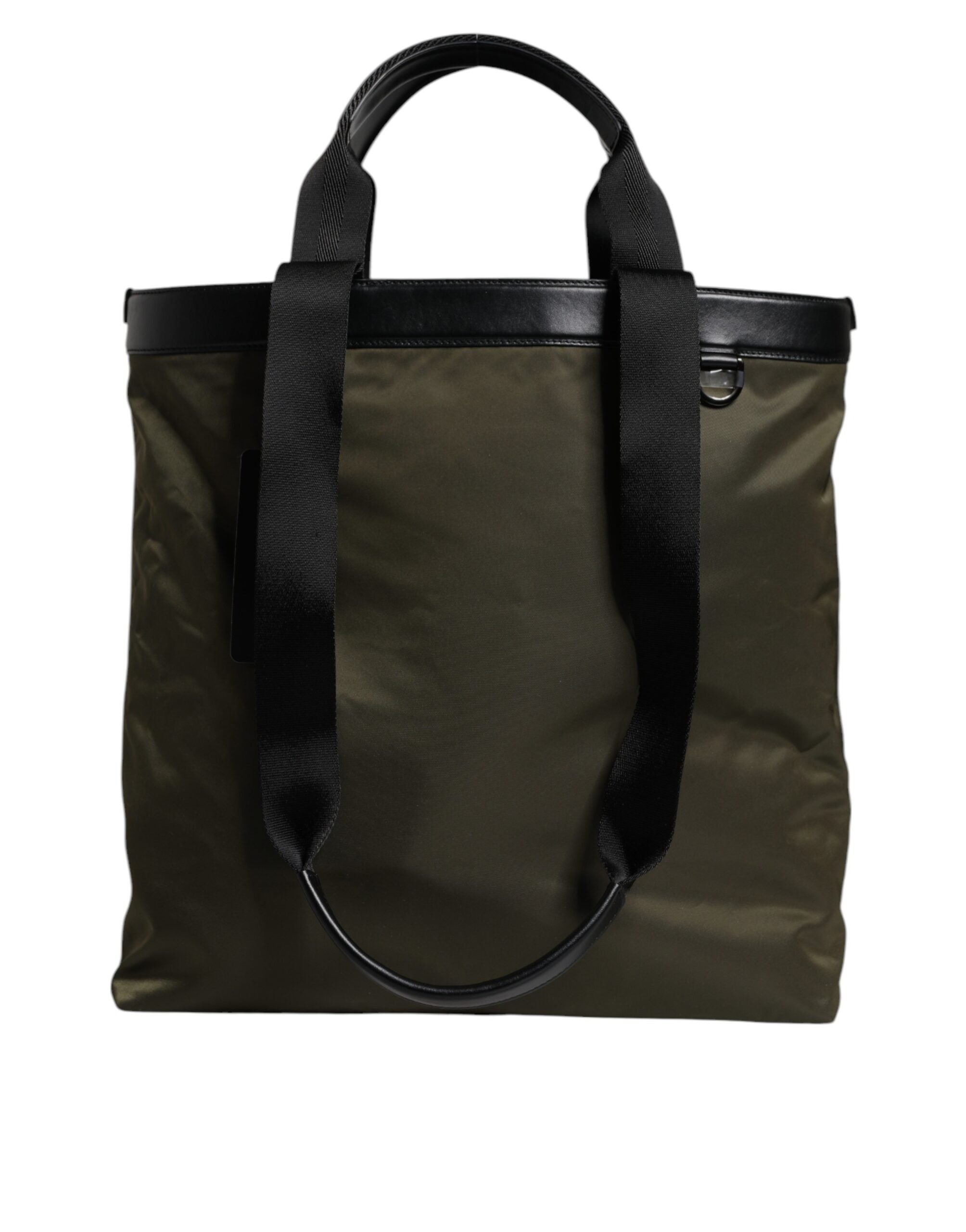 Geantă de umăr Dolce & Gabbana cu curea din nailon verde militar
