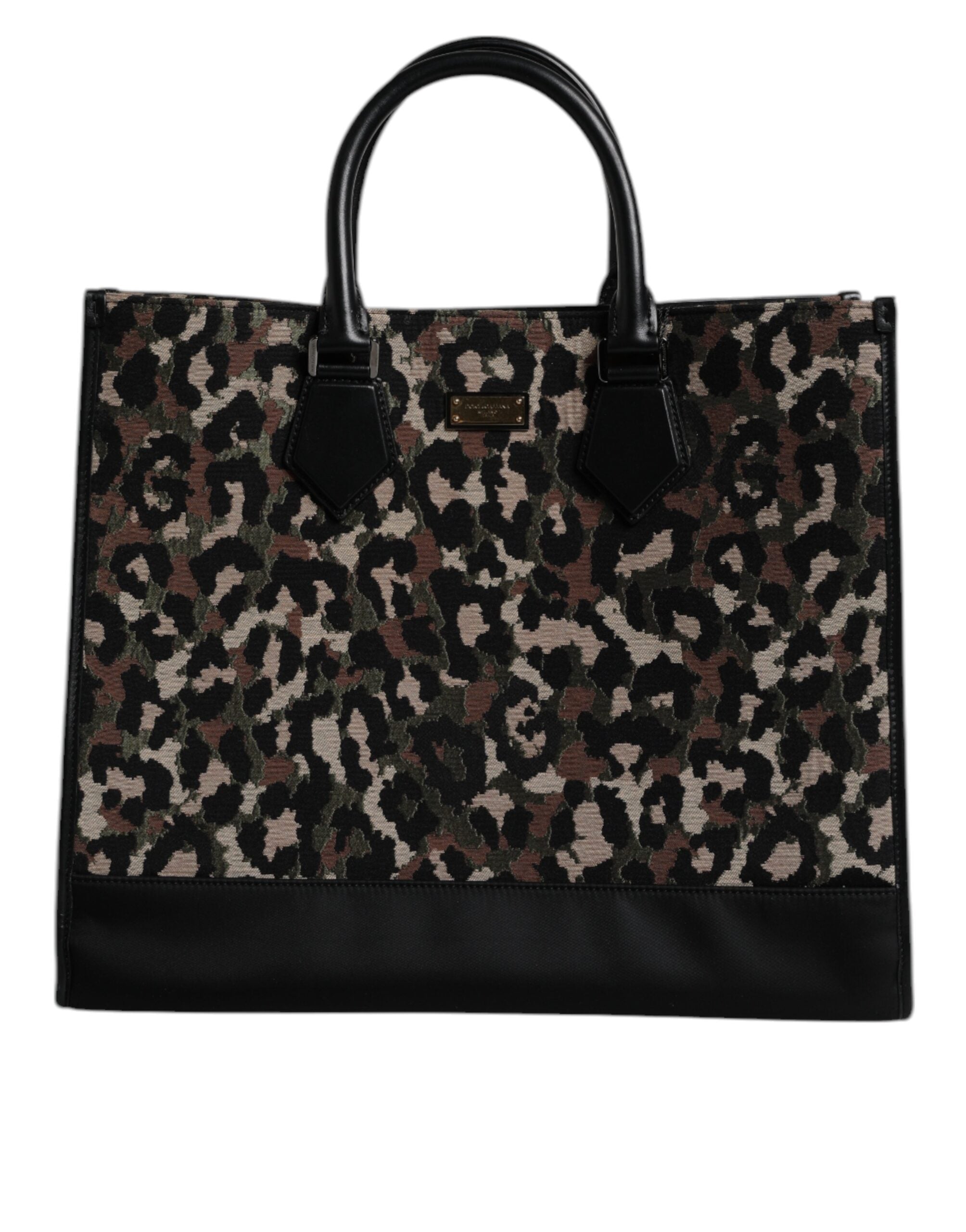 Dolce & Gabbana Geantă de umăr cu imprimeu leopard multicolor