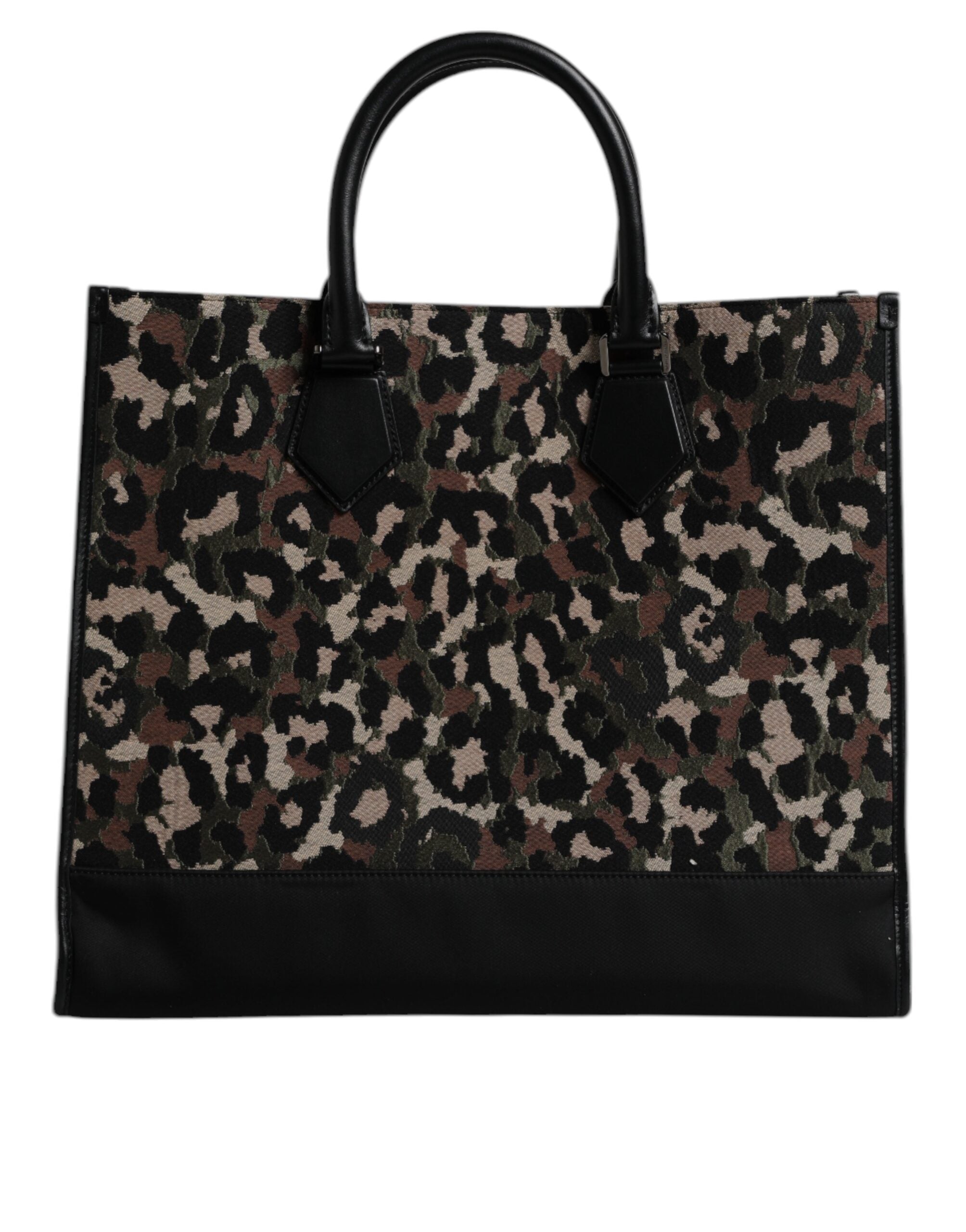 Dolce & Gabbana Geantă de umăr cu imprimeu leopard multicolor