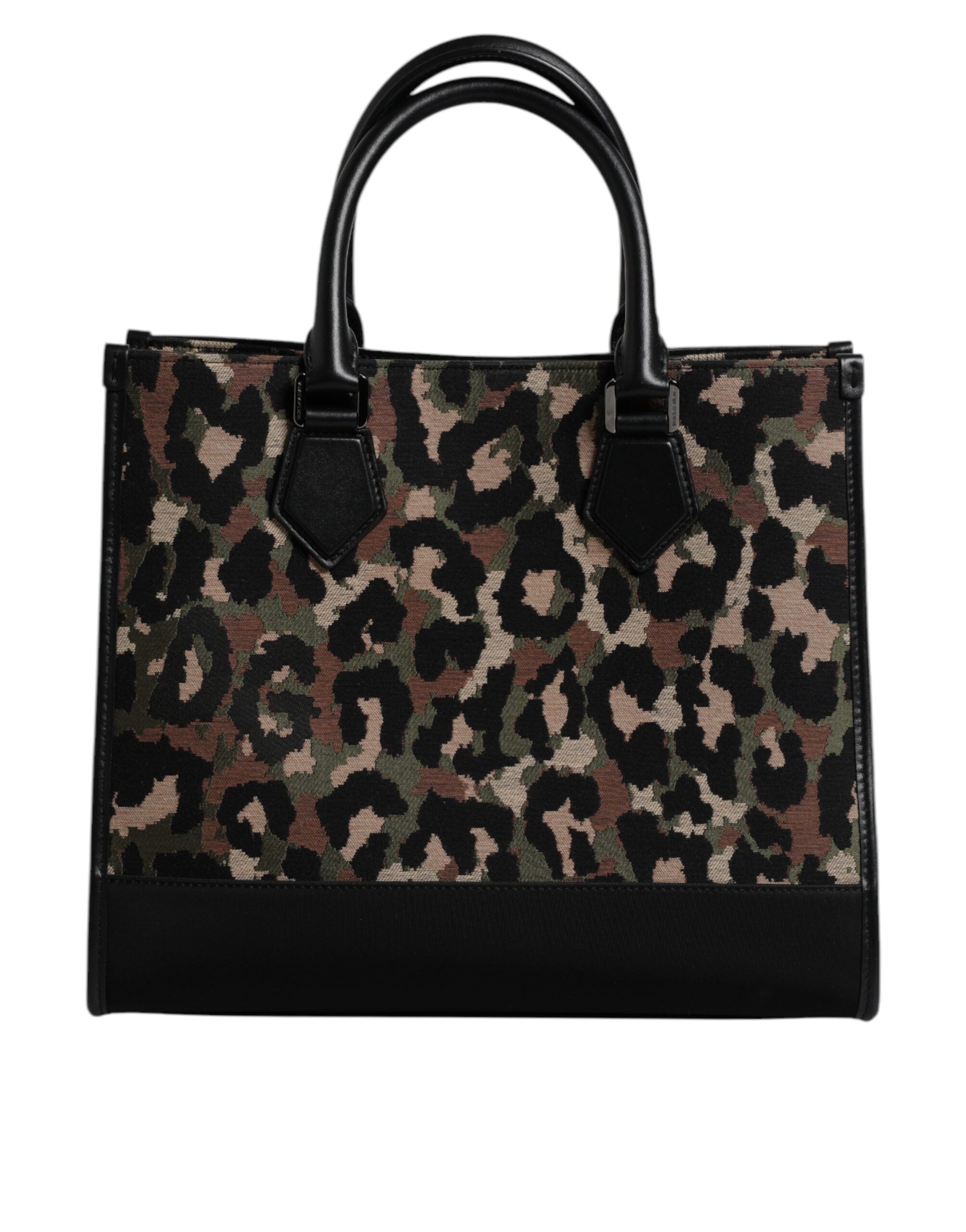Dolce & Gabbana Geantă de umăr cu imprimeu leopard multicolor