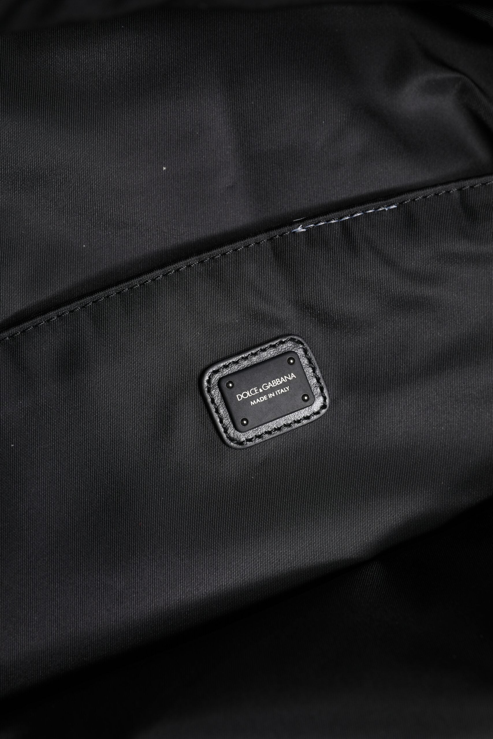 Dolce & Gabbana – Schul- und Reiserucksack aus Polyamid mit schwarzem Logoband