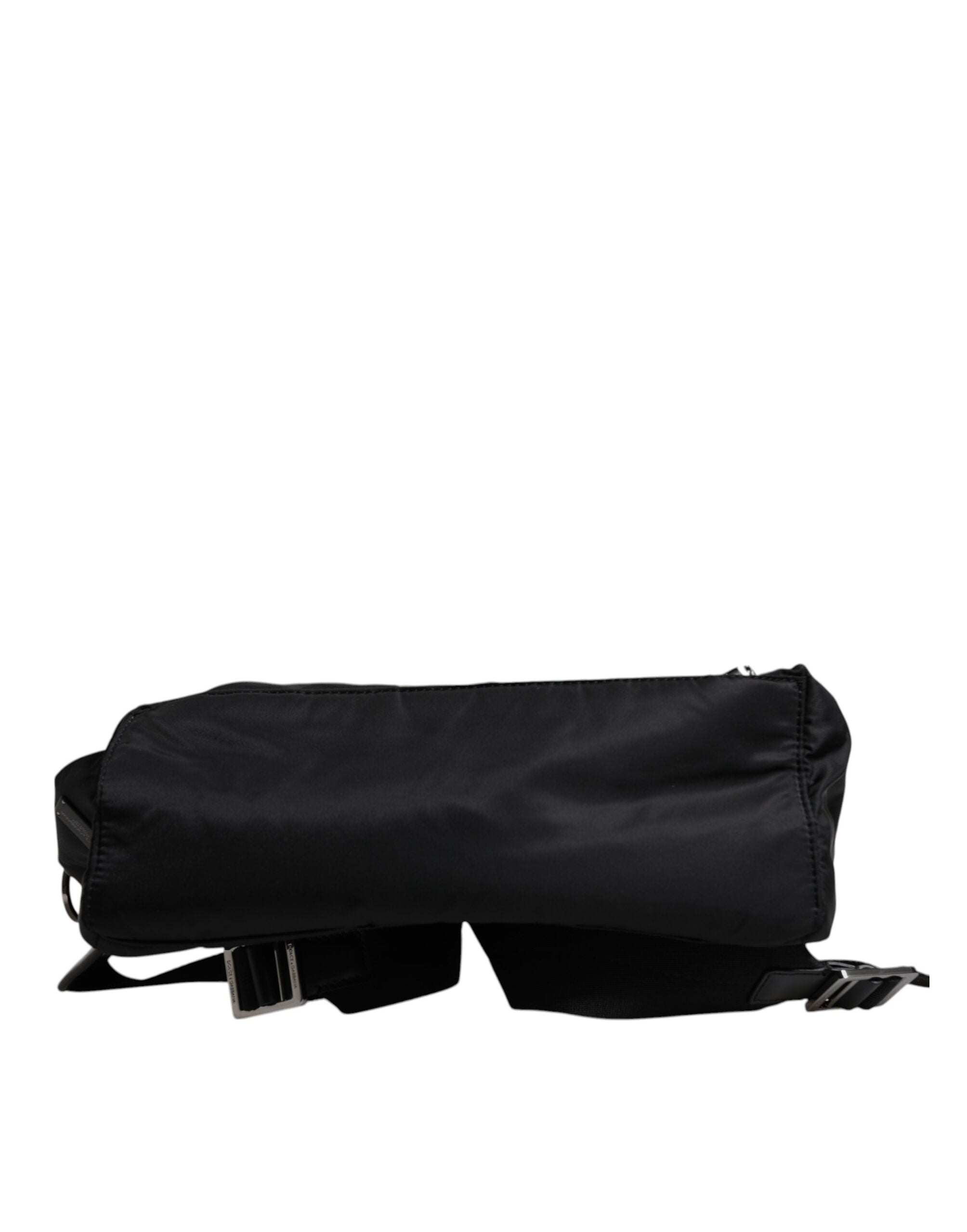 Dolce & Gabbana – Schul- und Reiserucksack aus Polyamid mit schwarzem Logoband