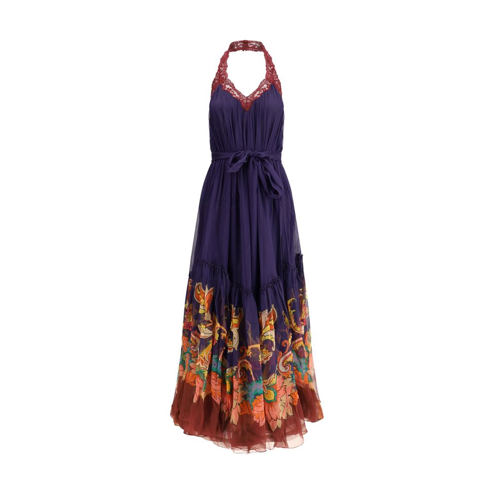 Rochie lungă din mătase Etro