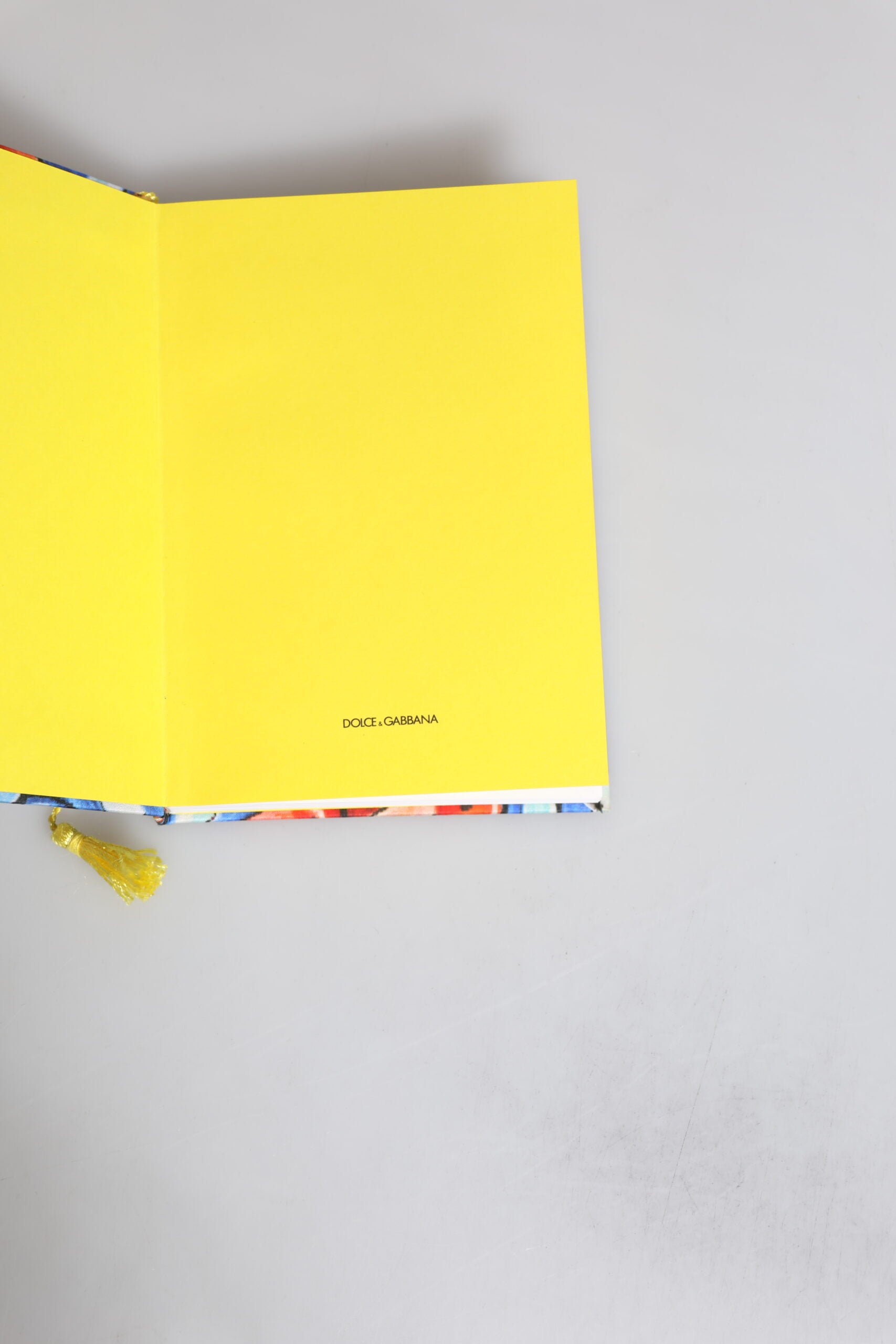 Dolce & Gabbana Mehrfarbiges Notizbuch aus Polyester mit Siciliano-Blumendruck