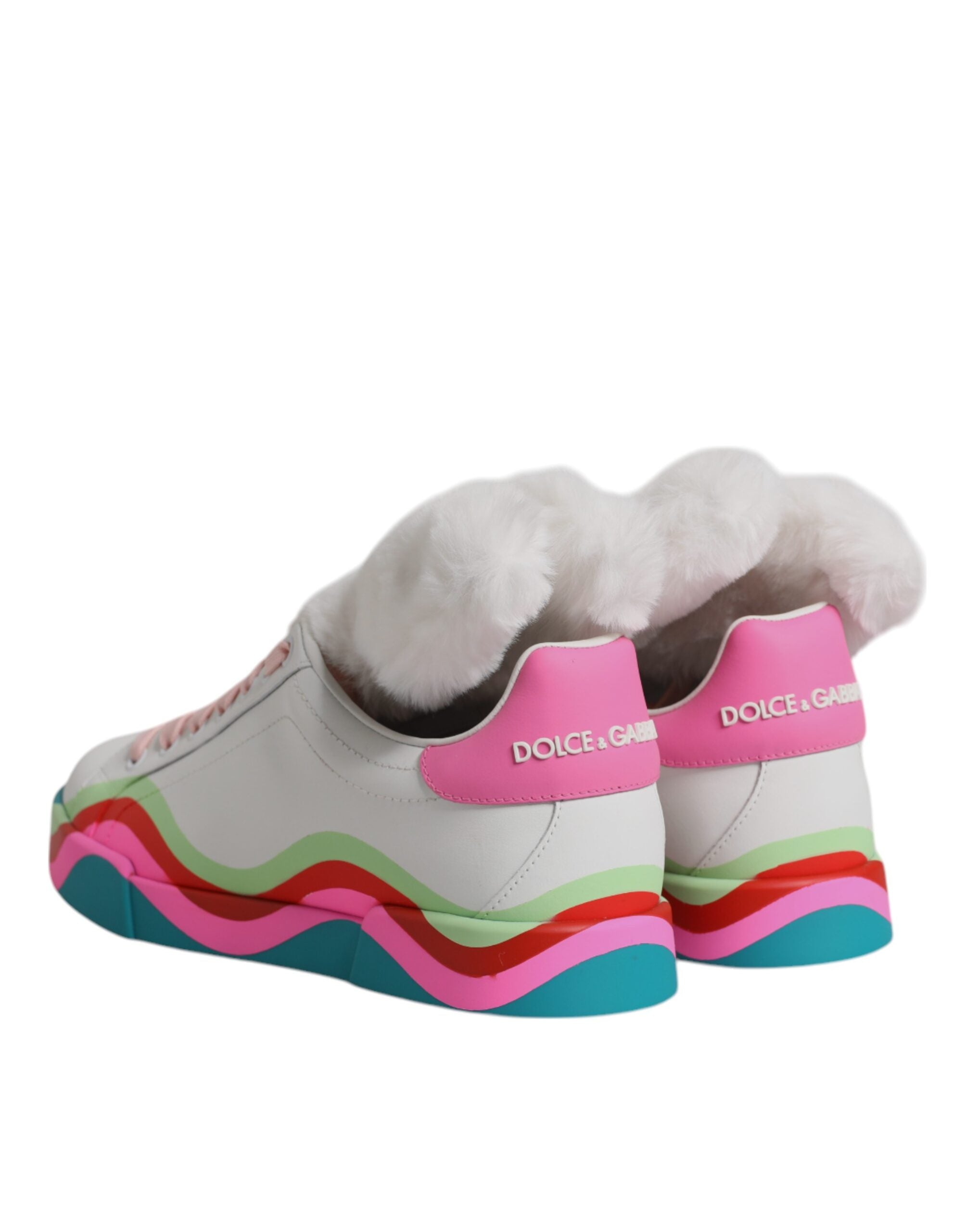 Dolce & Gabbana Mehrfarbige Low-Top-Sneakers Sneakers Schuhe