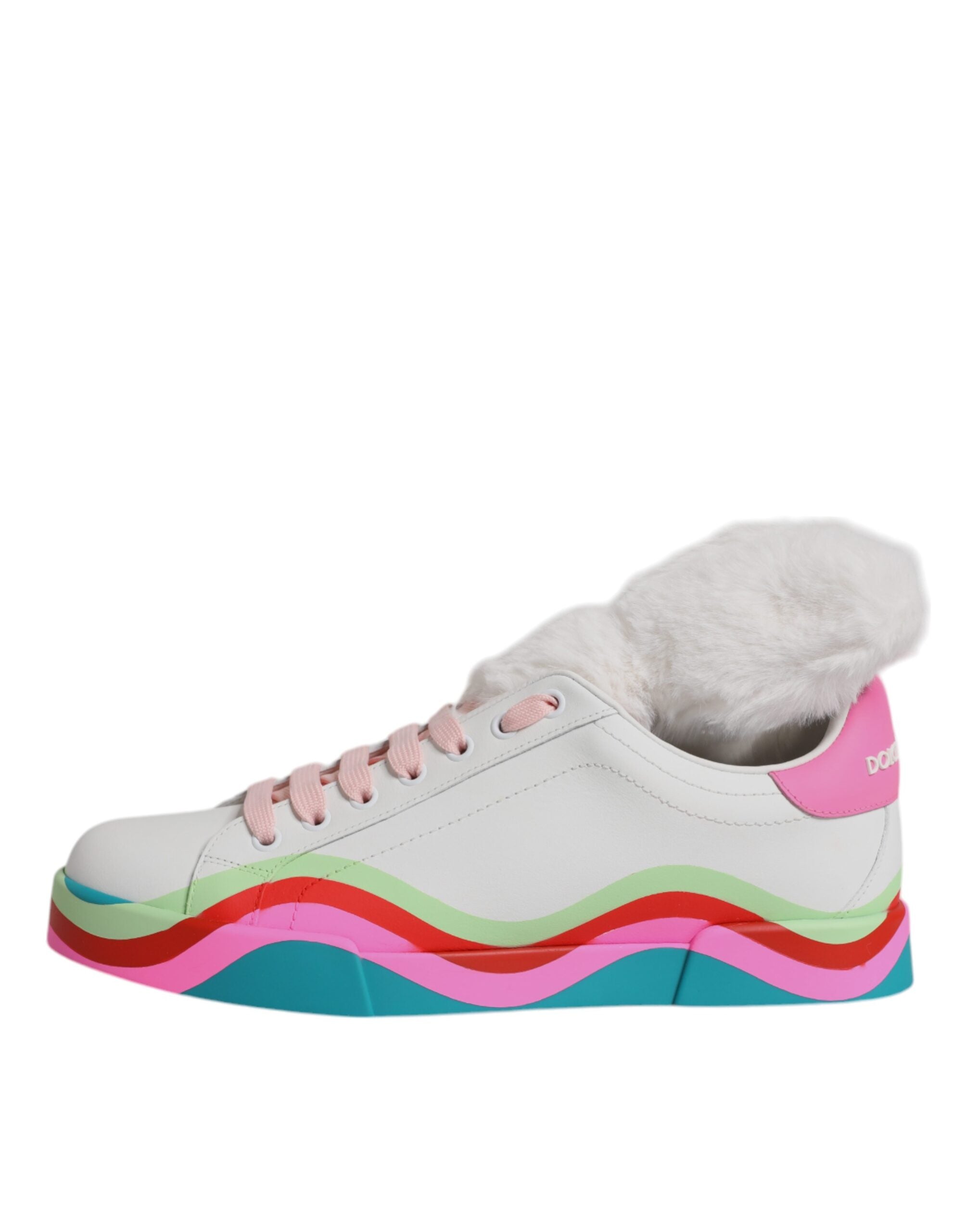 Dolce & Gabbana Mehrfarbige Low-Top-Sneakers Sneakers Schuhe