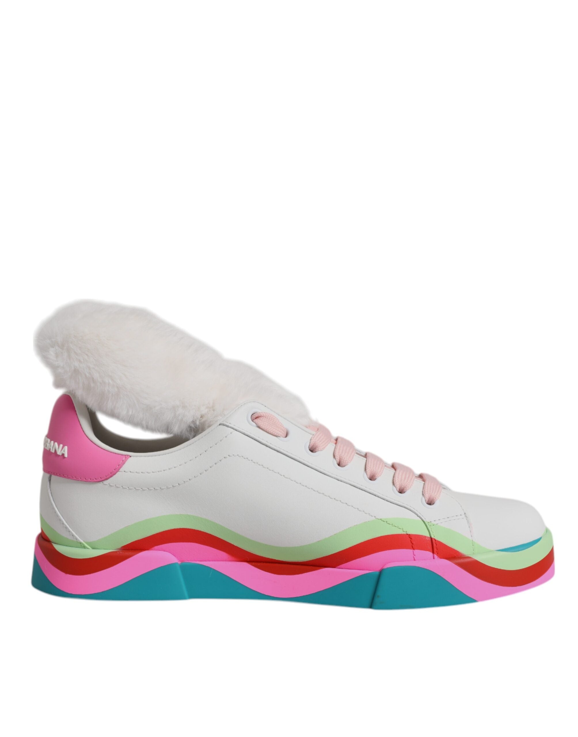 Dolce & Gabbana Mehrfarbige Low-Top-Sneakers Sneakers Schuhe