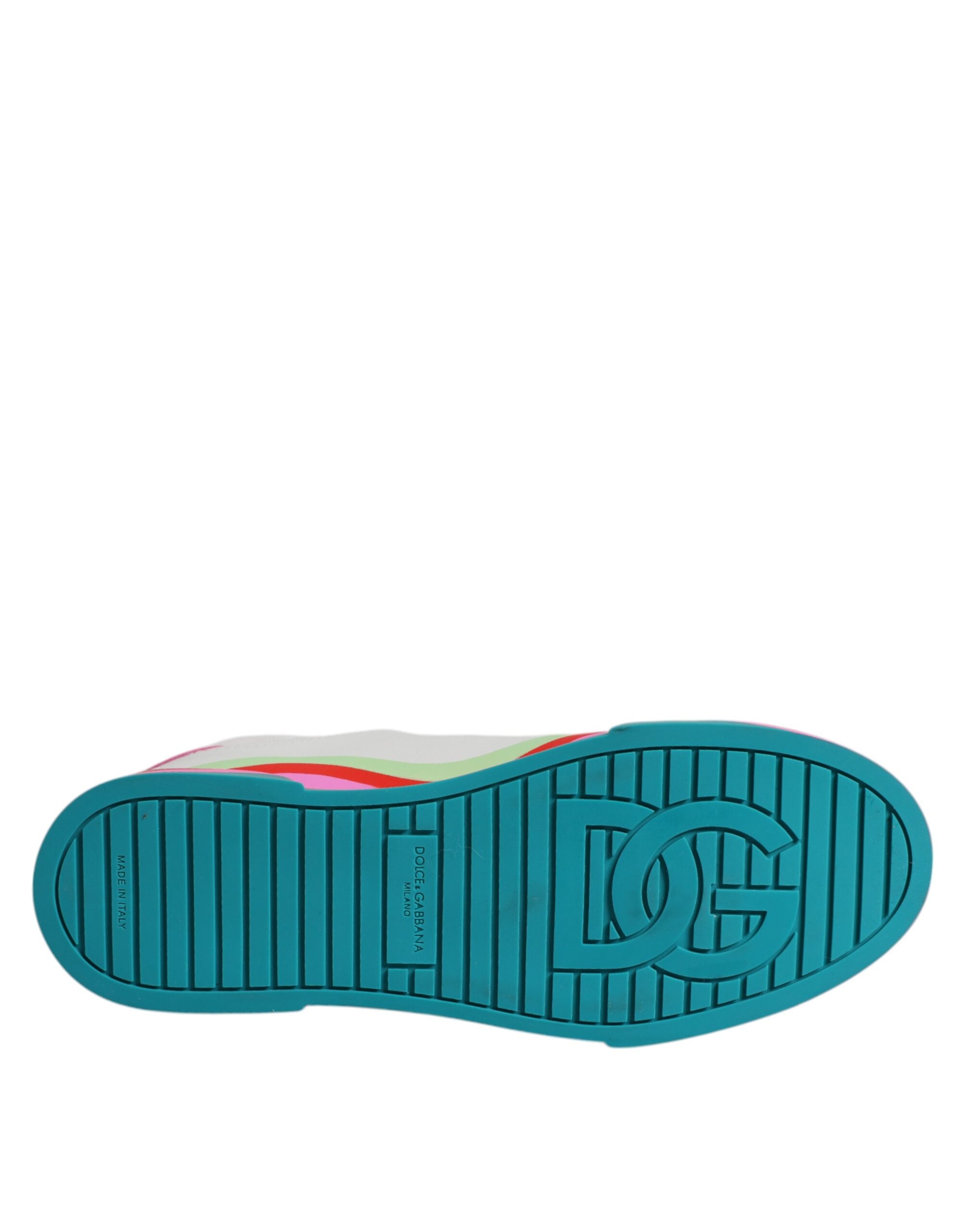 Dolce & Gabbana Mehrfarbige Low-Top-Sneakers Sneakers Schuhe