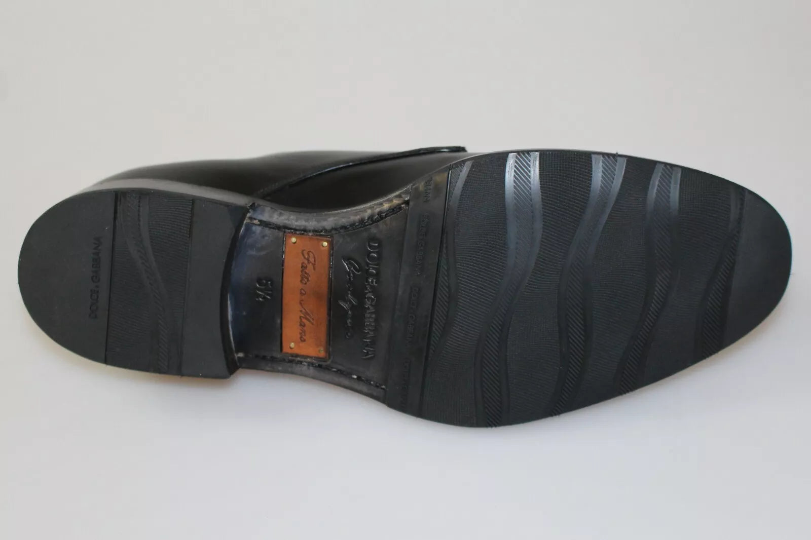 Dolce & Gabbana Elegante Derby-Schuhe aus schwarzem Leder