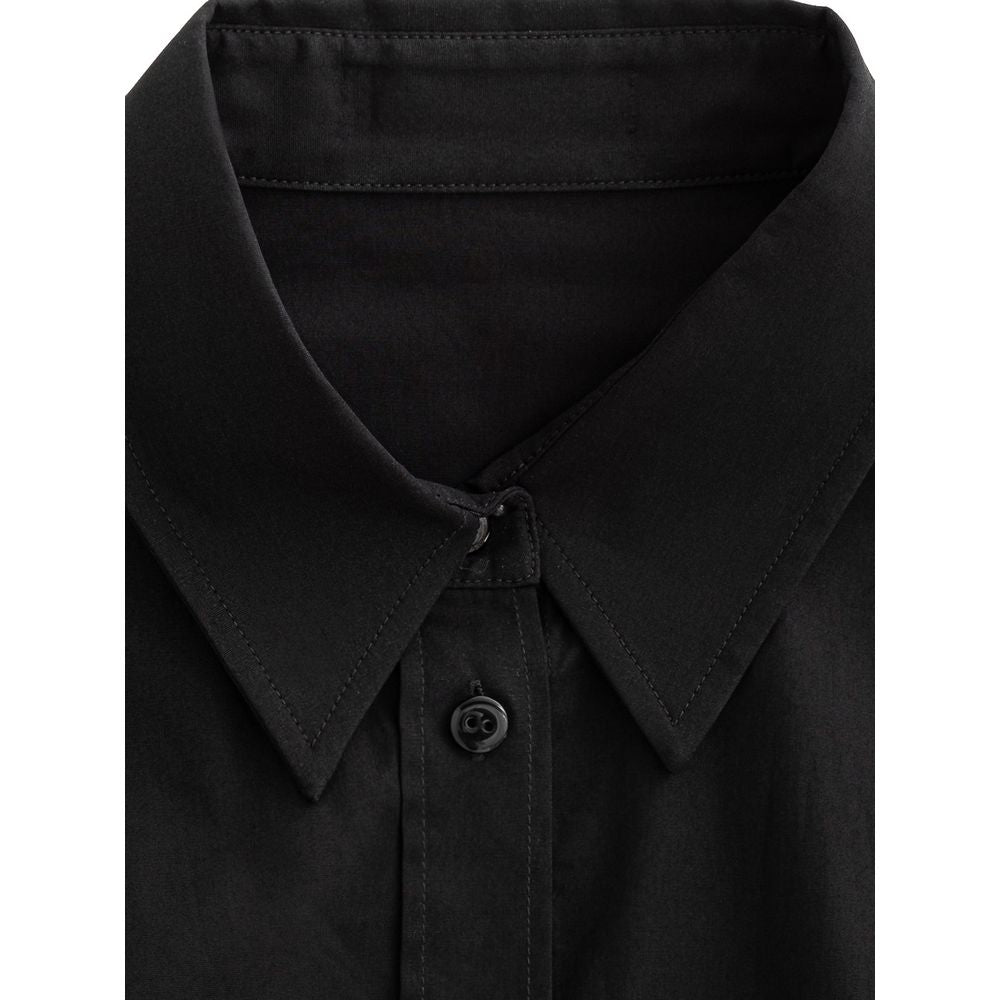 Schwarzes Baumwollhemd von Dolce & Gabbana