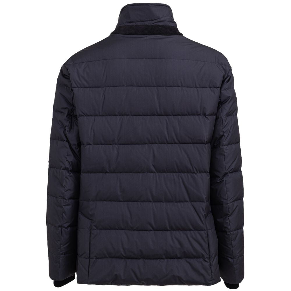 Dolce & Gabbana Blaue Polyesterjacke