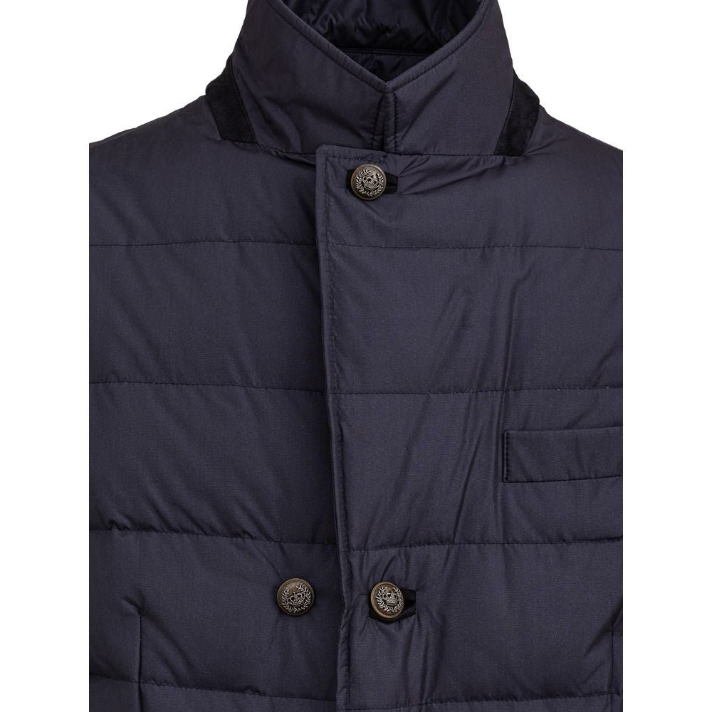 Dolce & Gabbana Blaue Polyesterjacke