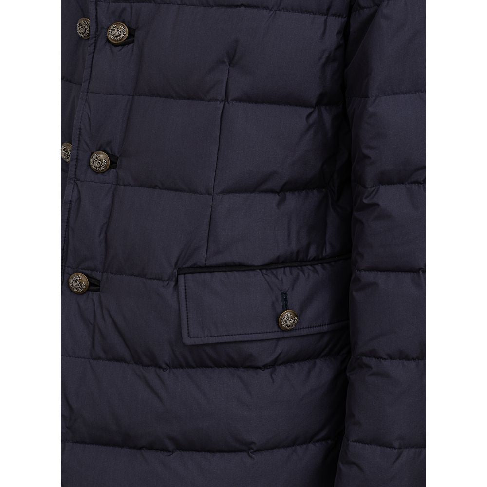 Dolce & Gabbana Blaue Polyesterjacke
