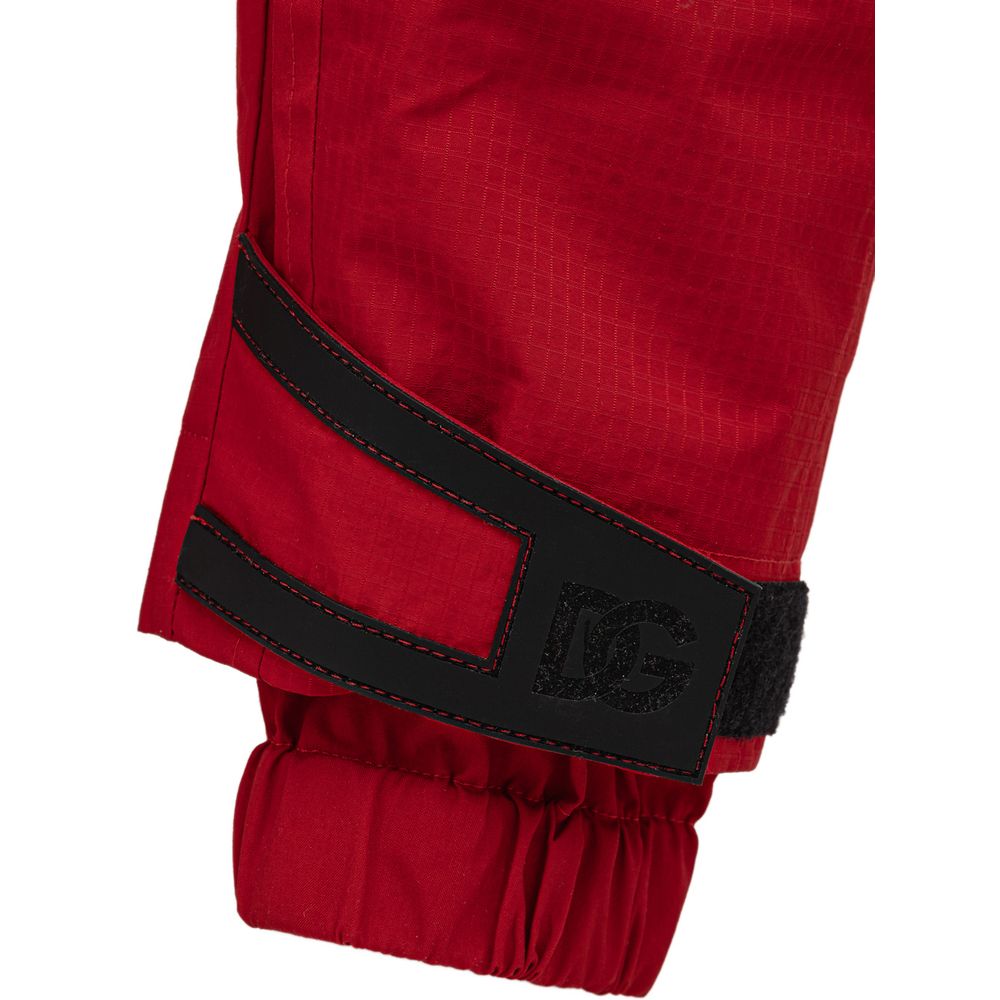 Dolce & Gabbana Rote Jeans und Hose aus Polyamid