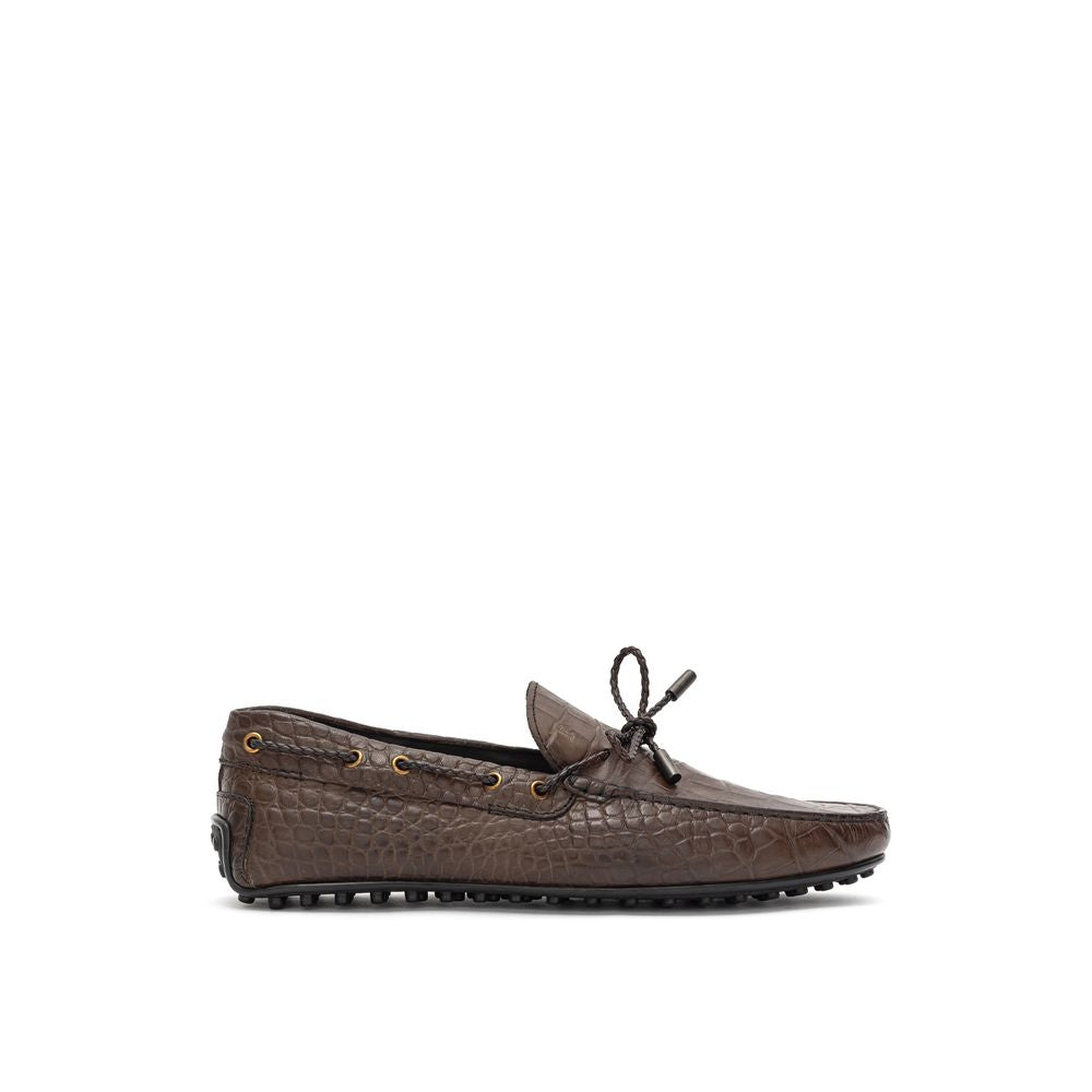 Mocasini din piele maro Tod's