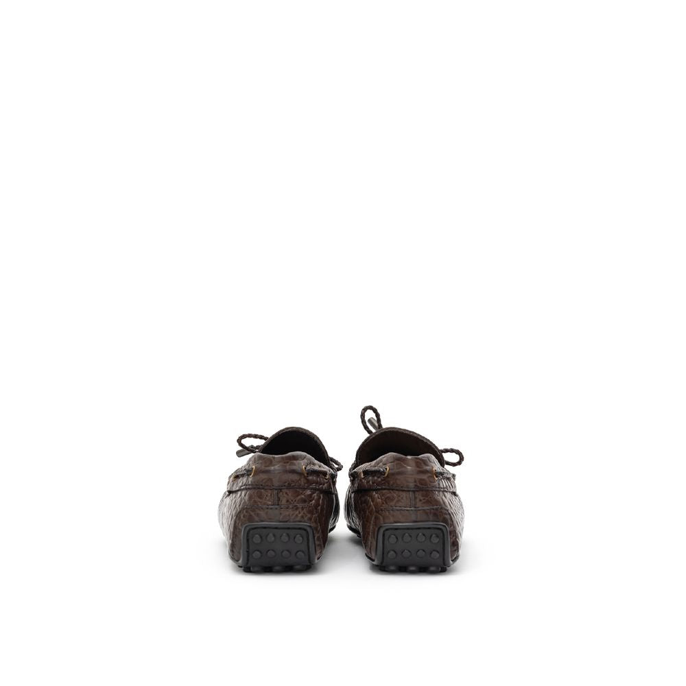 Mocasini din piele maro Tod's