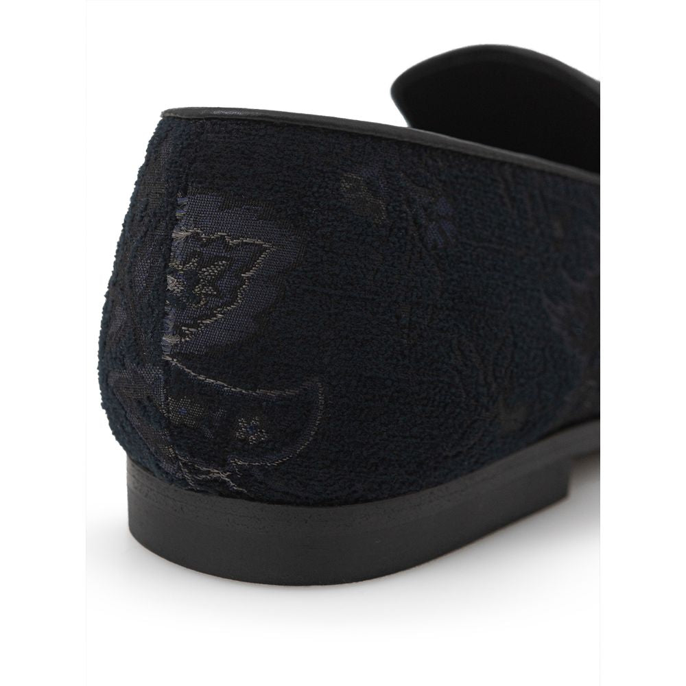 Mocasini Etro din piele albastră