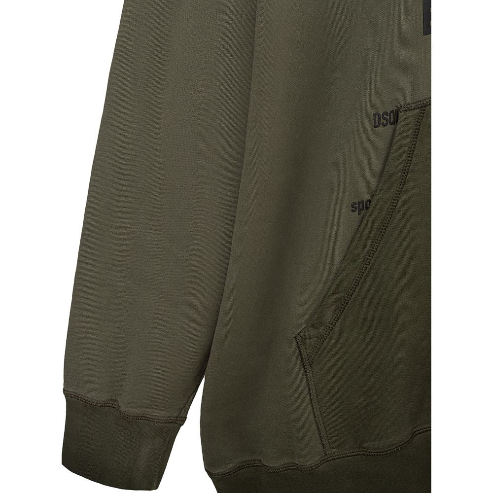 Dsquared² Grüner Baumwollpullover