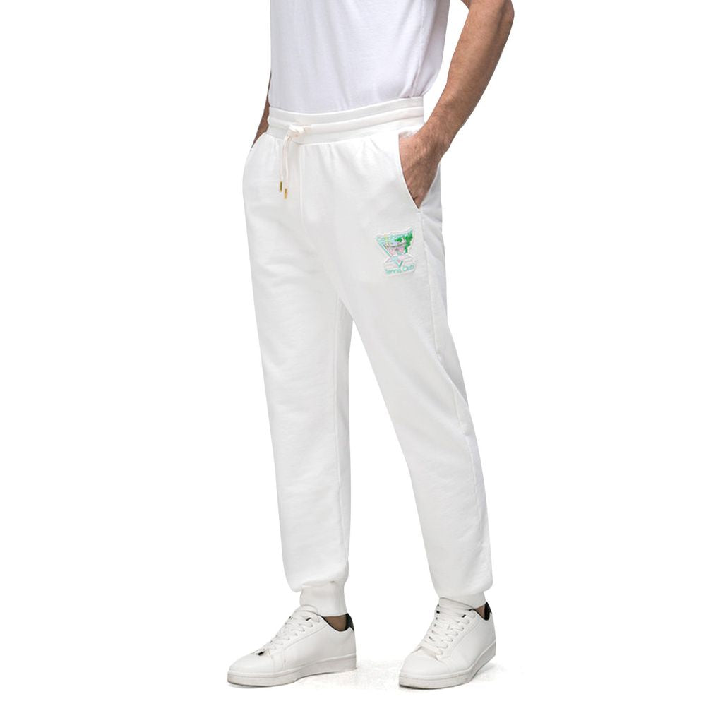 Blugi și pantaloni albi din bumbac Casablanca