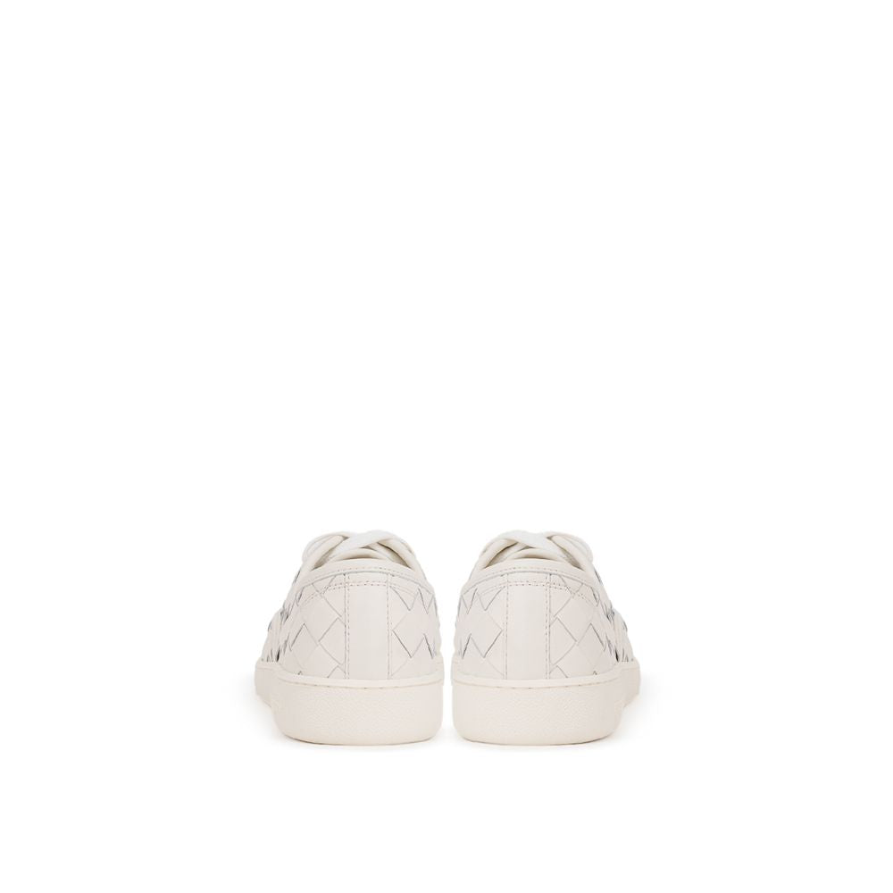 Bottega Veneta – Weiße Ledersneaker