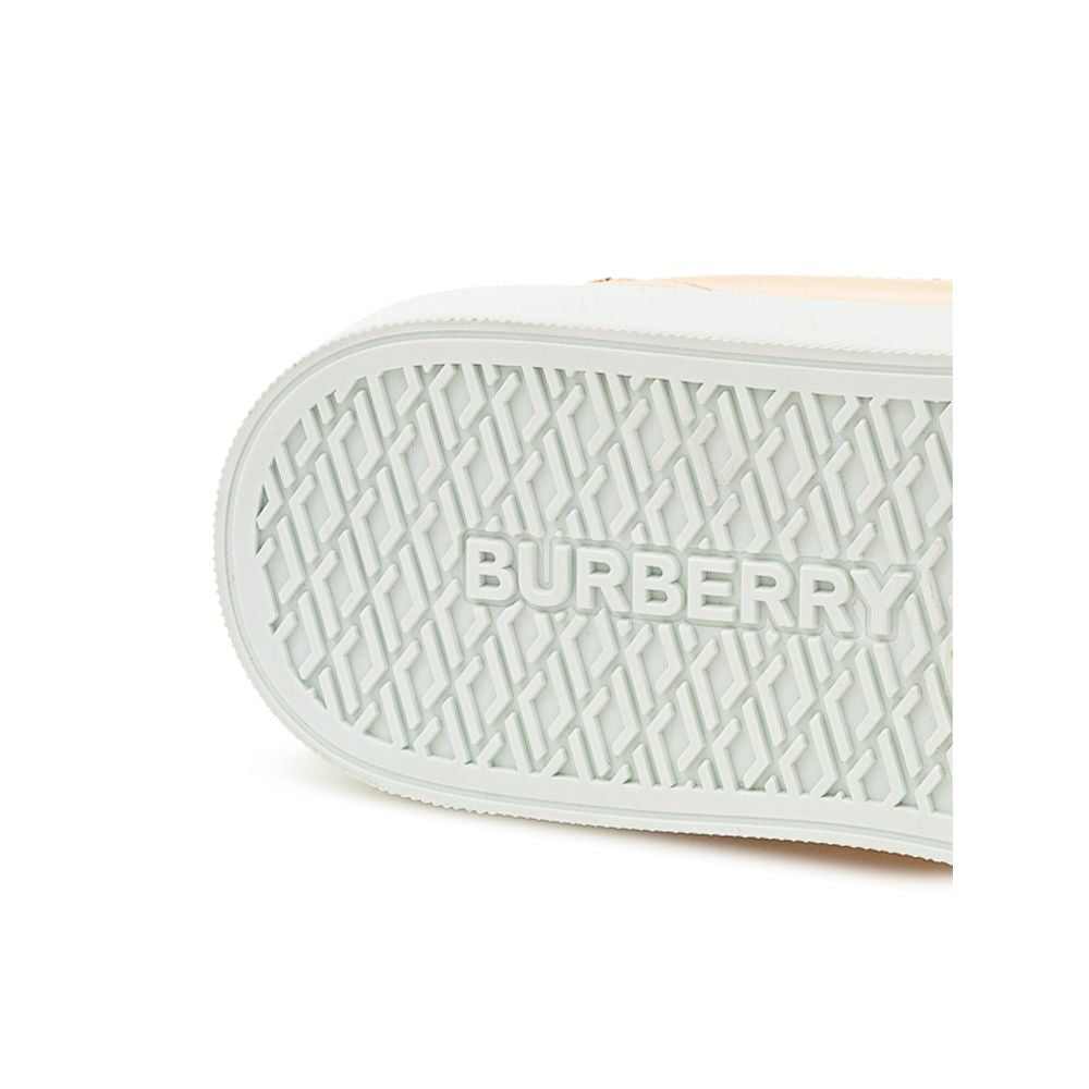 Burberry Rosa Ledersneaker