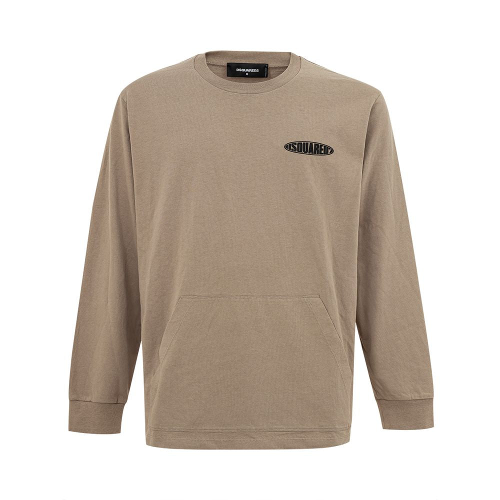 Dsquared² Beiges Baumwoll-T-Shirt