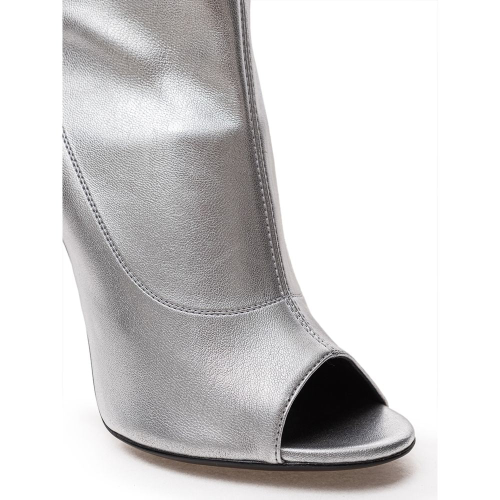Ghete Giuseppe Zanotti din piele gri