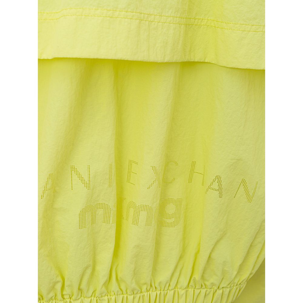 Armani Exchange – Schicke gelbe Polyamidjacke für Damen