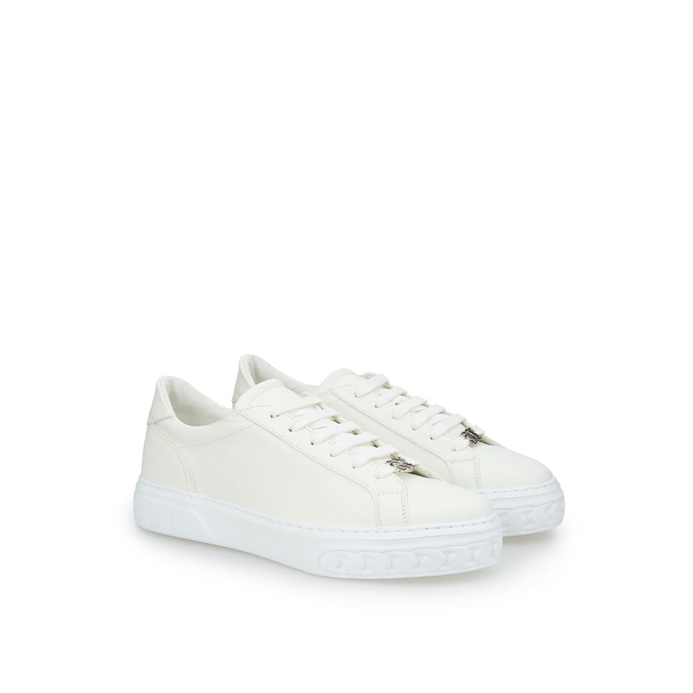 Casadei – Elegante weiße Leder-Sneaker