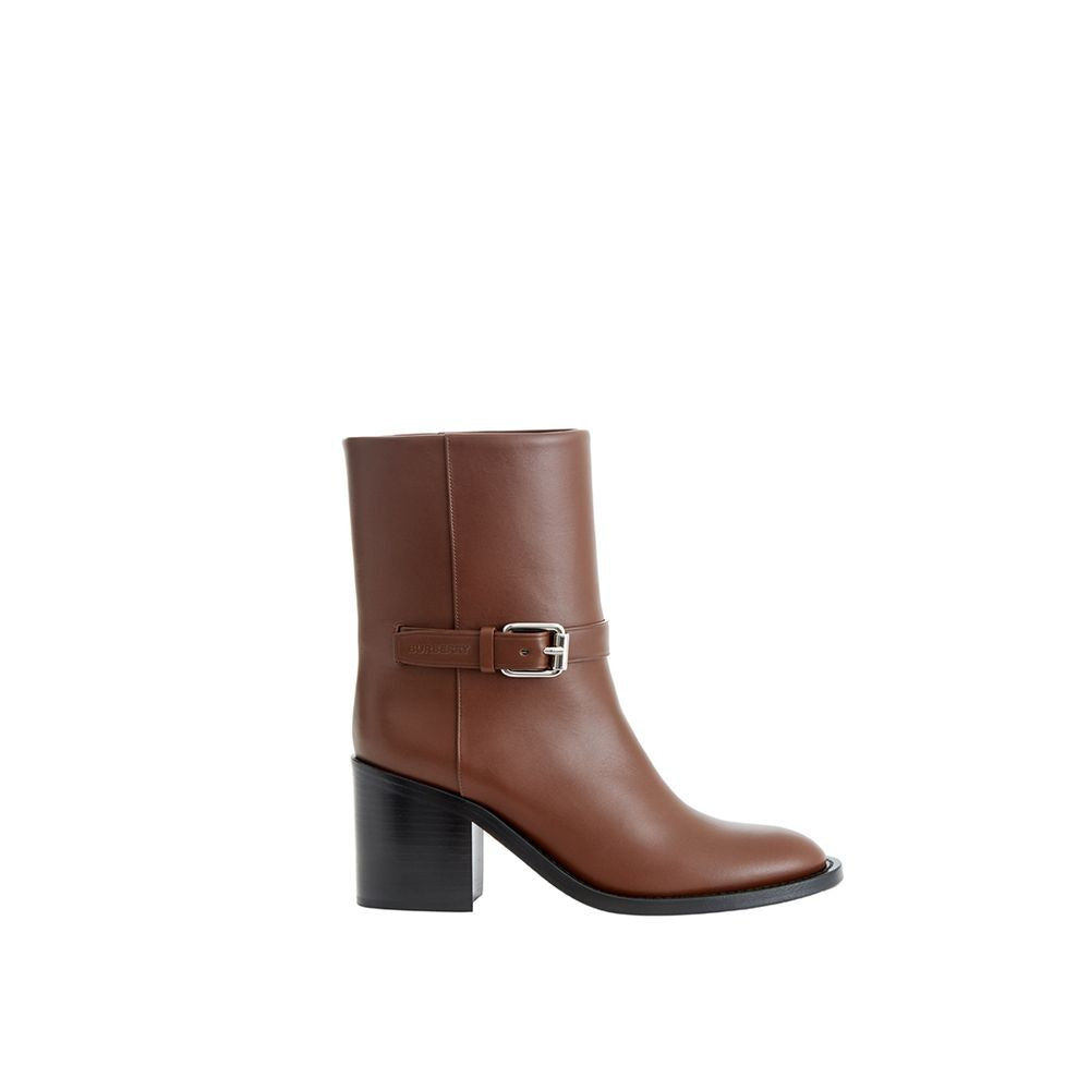Ghete Burberry din piele maro