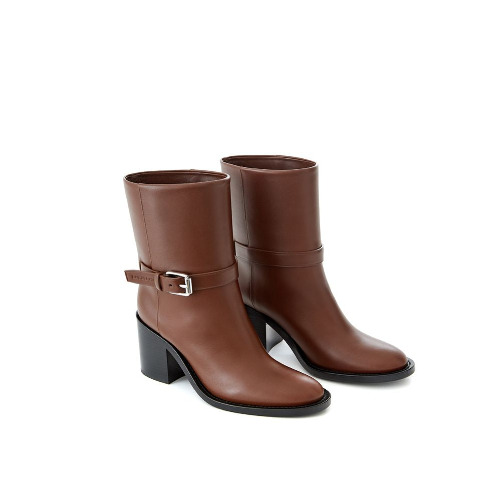 Ghete Burberry din piele maro