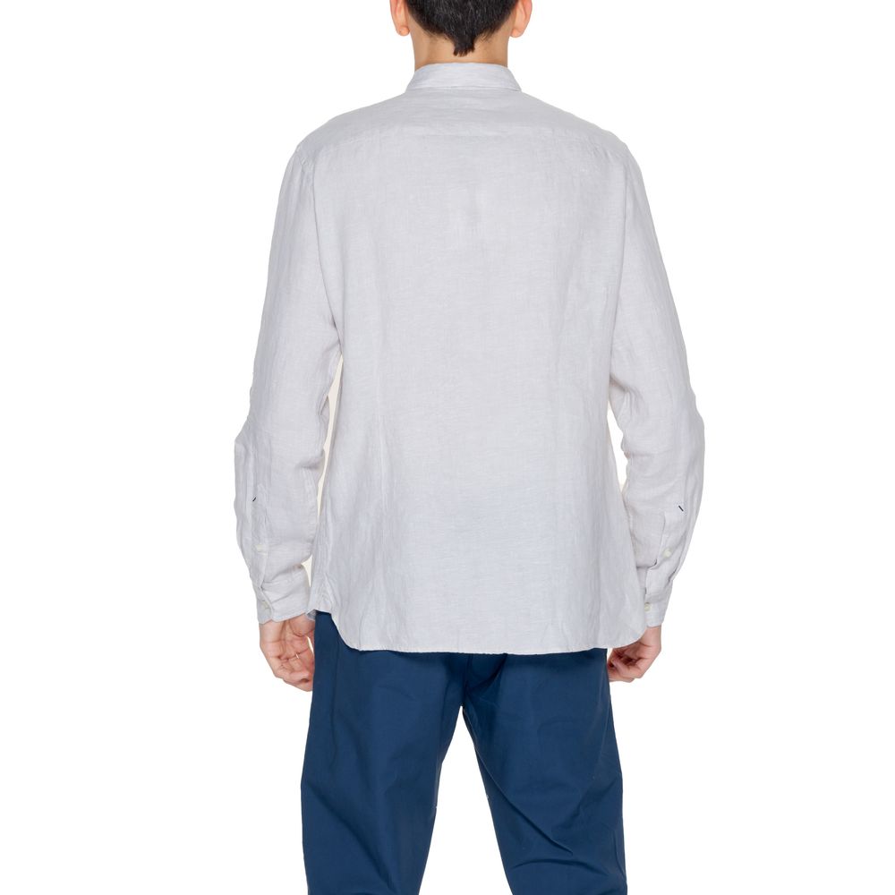 US POLO ASSN. Beiges Leinenhemd