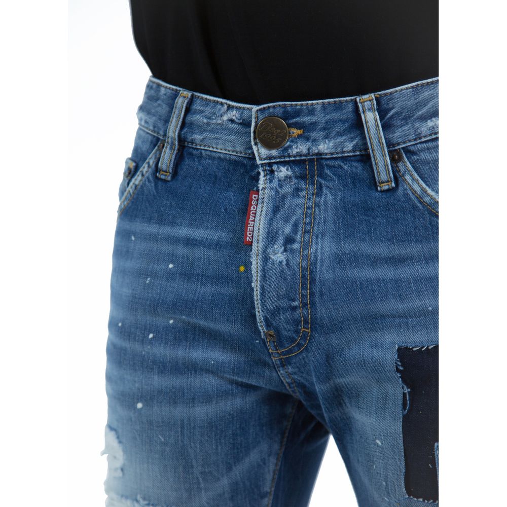 Dsquared² Jeans und Hose aus blauer Baumwolle