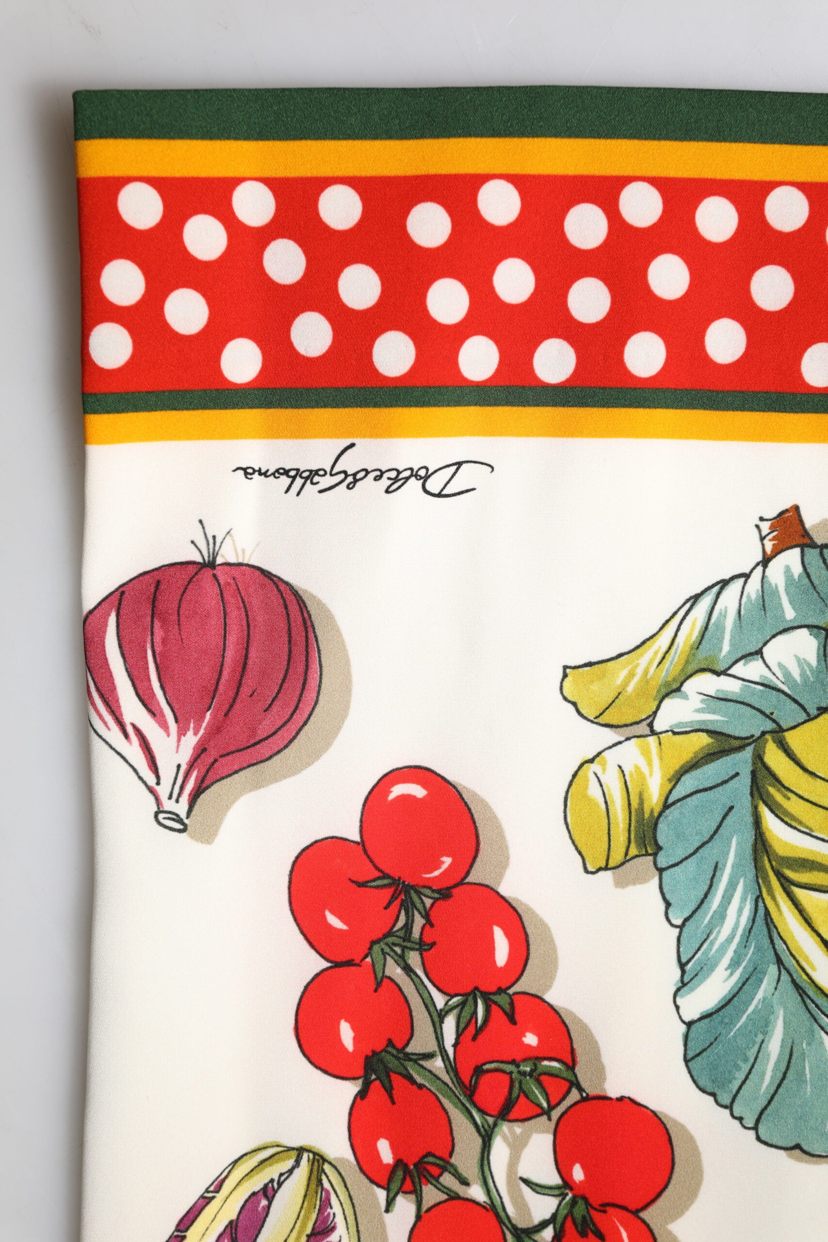 Dolce & Gabbana – Mehrfarbiger Midirock mit Bleistiftschnitt und hoher Taille