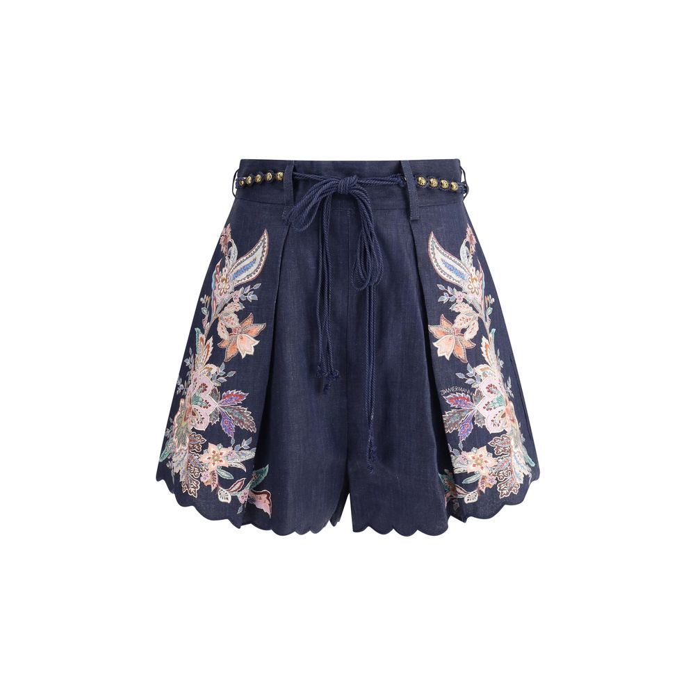 Pantaloni scurți Zimmermann Rhiannon Tuck