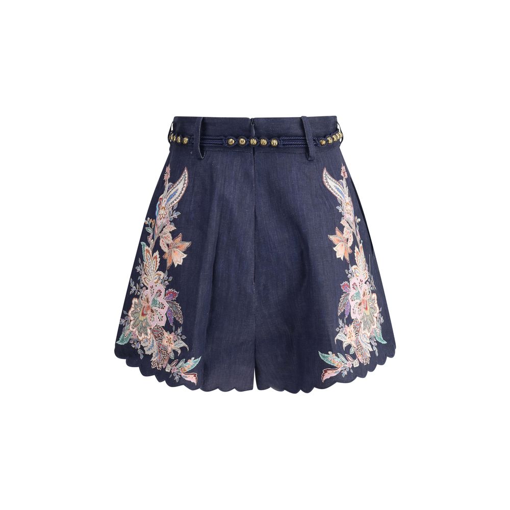 Pantaloni scurți Zimmermann Rhiannon Tuck