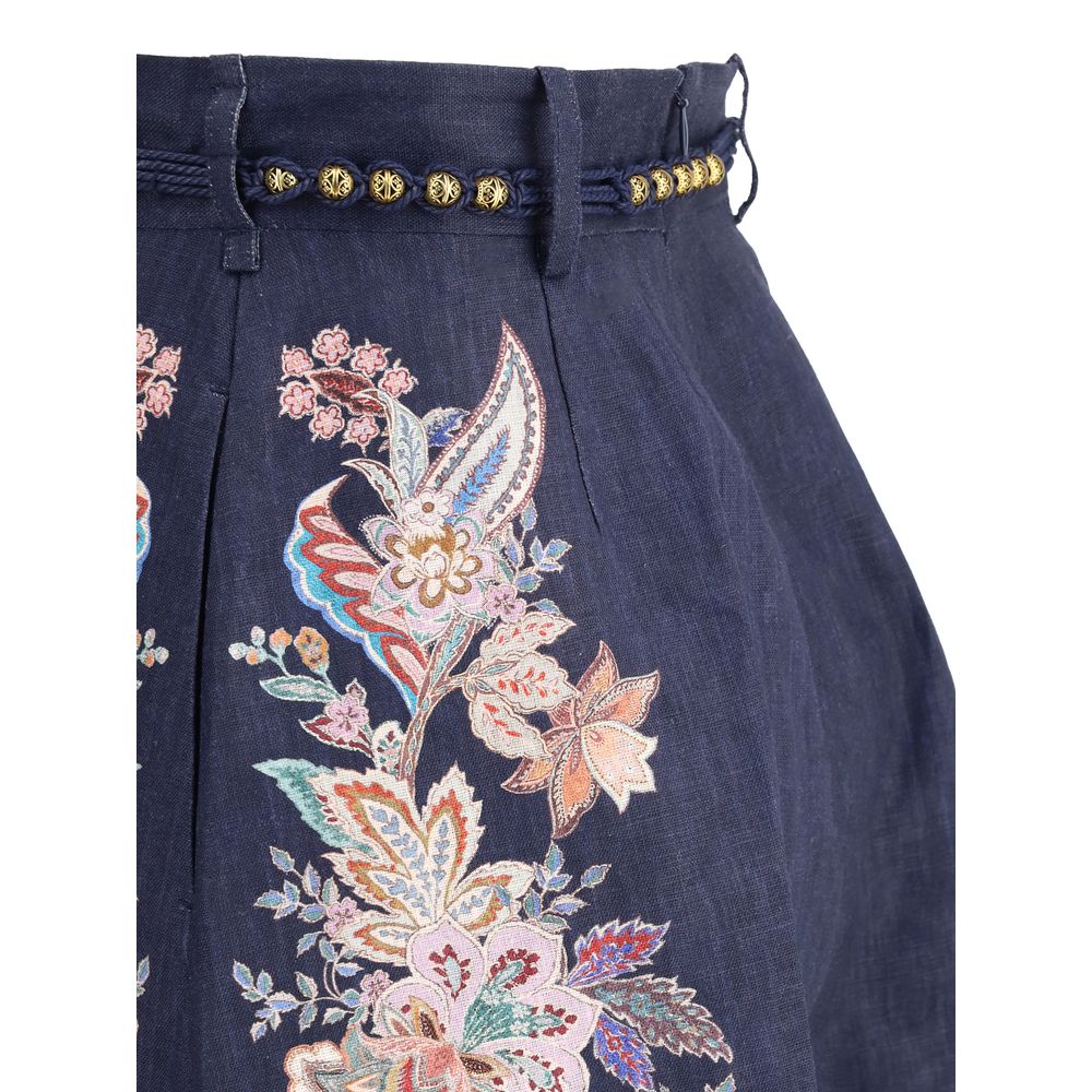 Pantaloni scurți Zimmermann Rhiannon Tuck