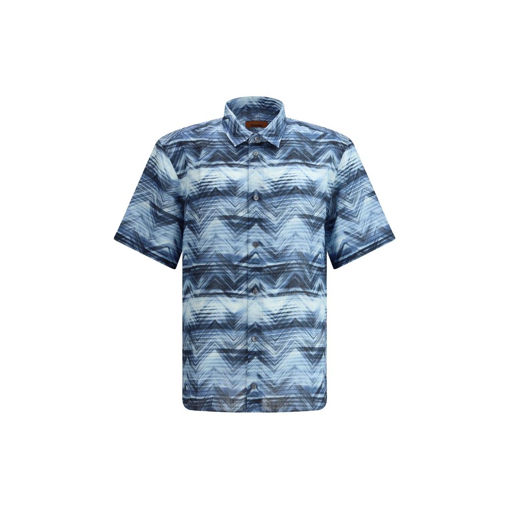 Missoni Kurzarmhemd Zickzack-Muster