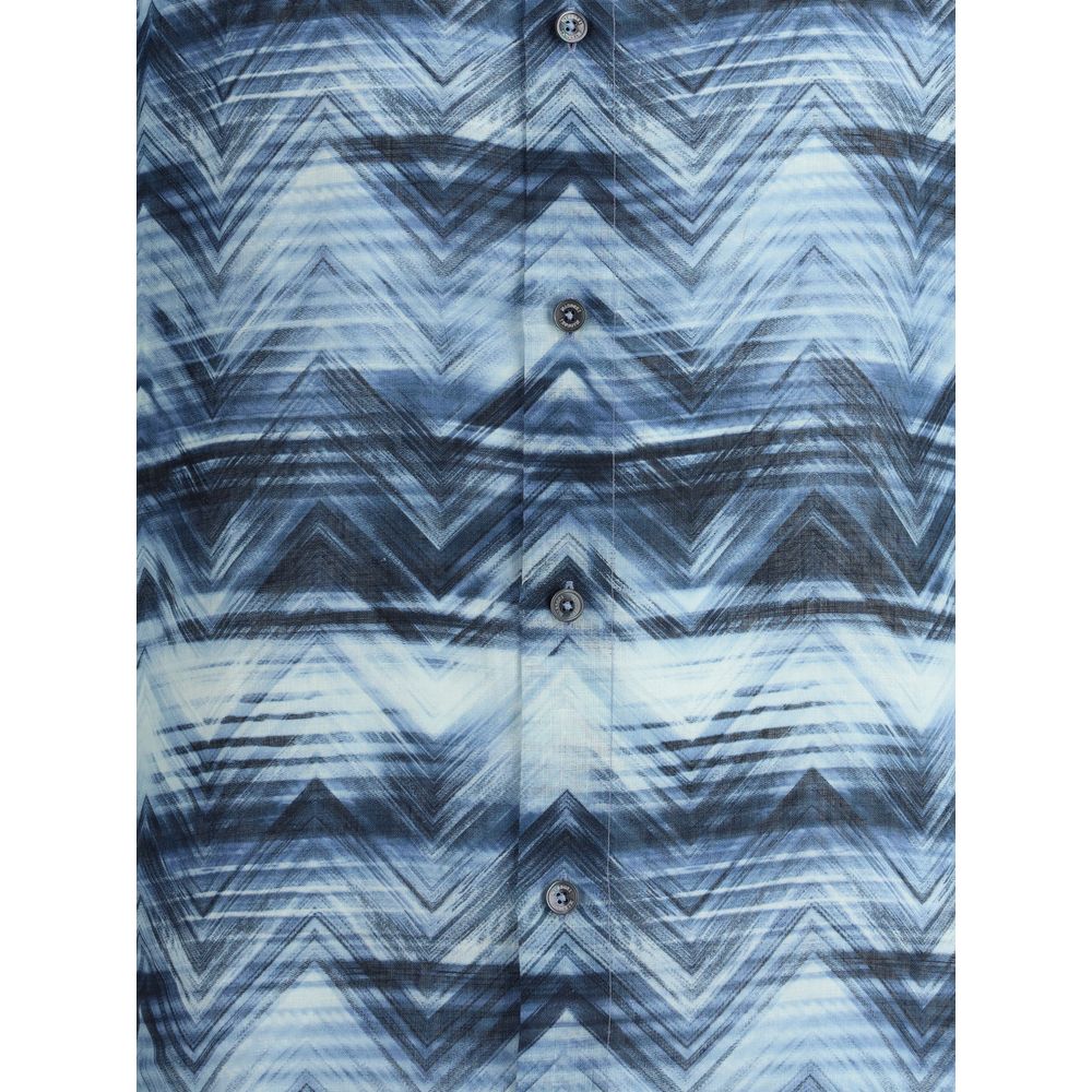 Missoni Kurzarmhemd Zickzack-Muster