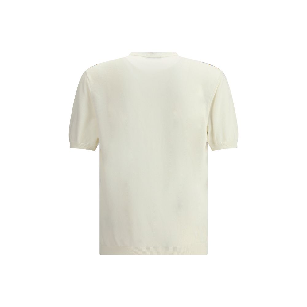 Missoni – Strick-T-Shirt mit Zickzack-Muster