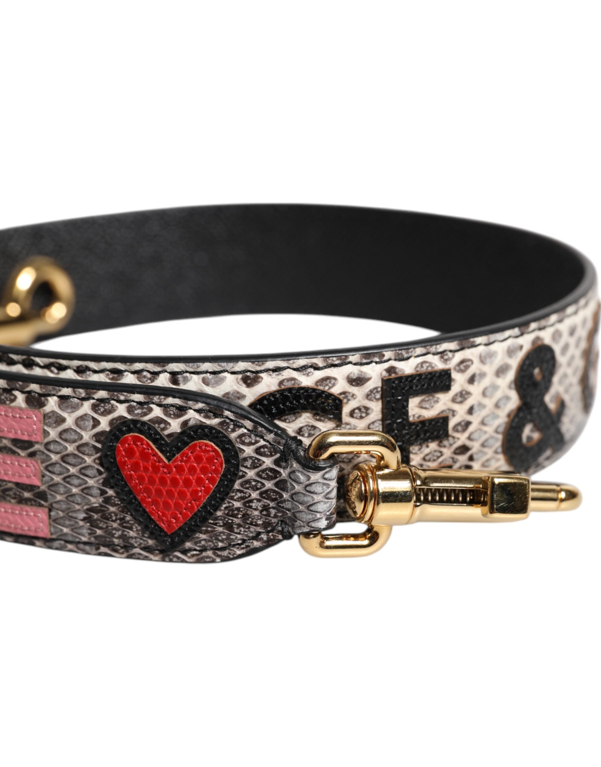 Dolce & Gabbana Geantă de umăr multicoloră DG AMORE cu patch