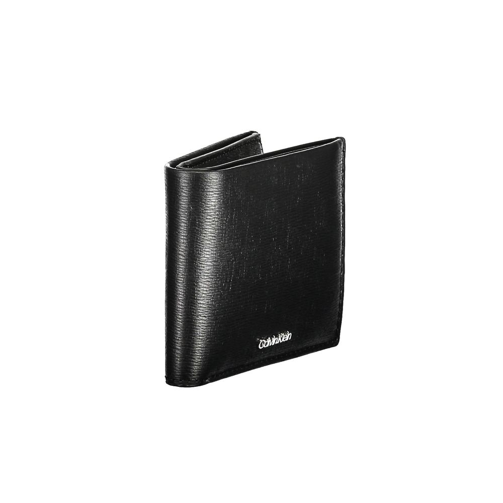 Calvin Klein Schwarze Polyester Herren Geldbörse