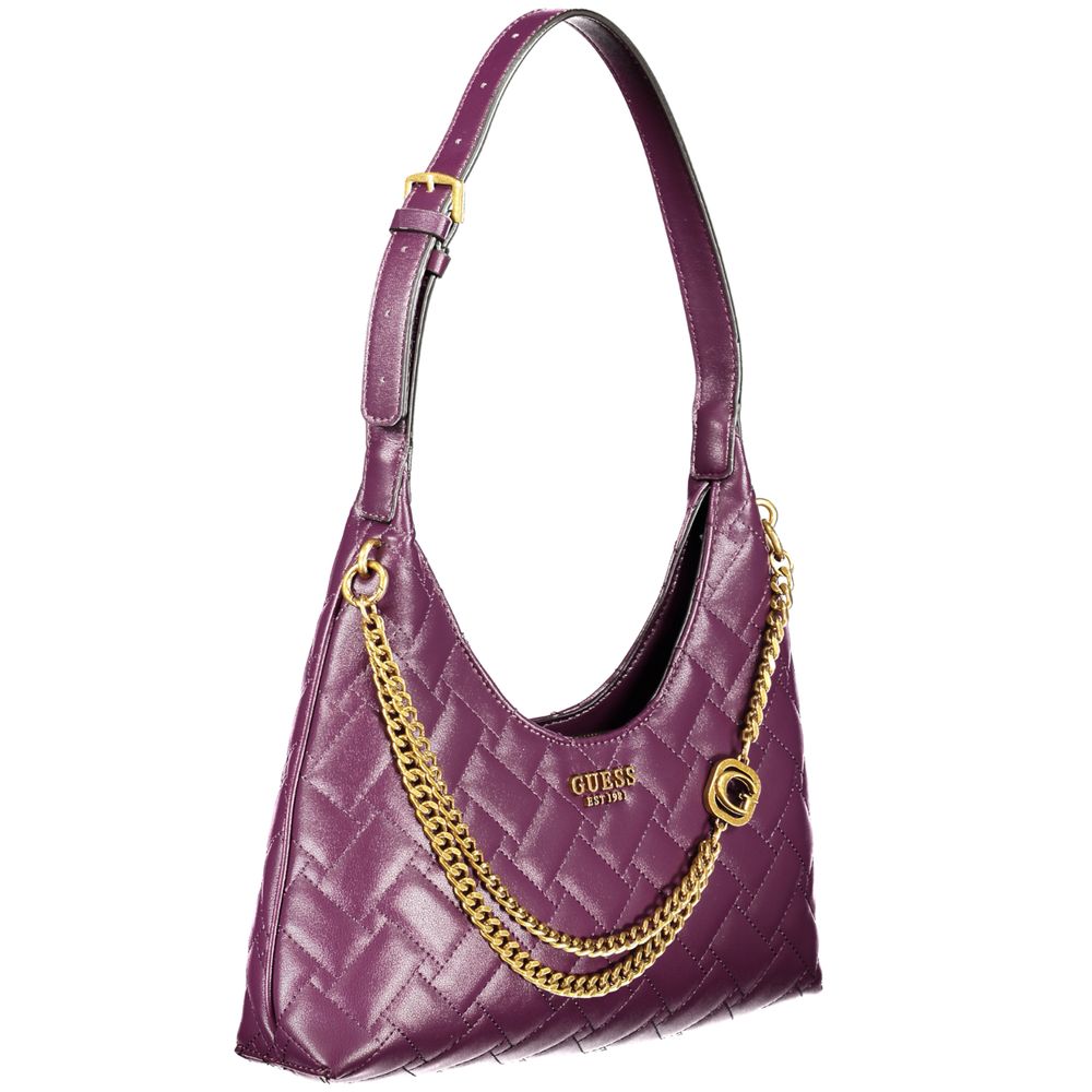 Guess Jeans Lila Polyethylen Handtasche