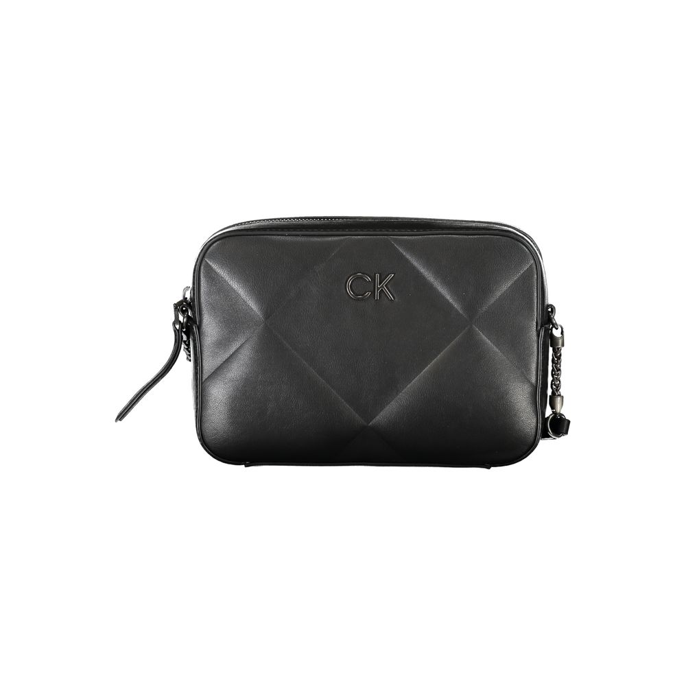 Geantă de mână Calvin Klein neagră din poliester