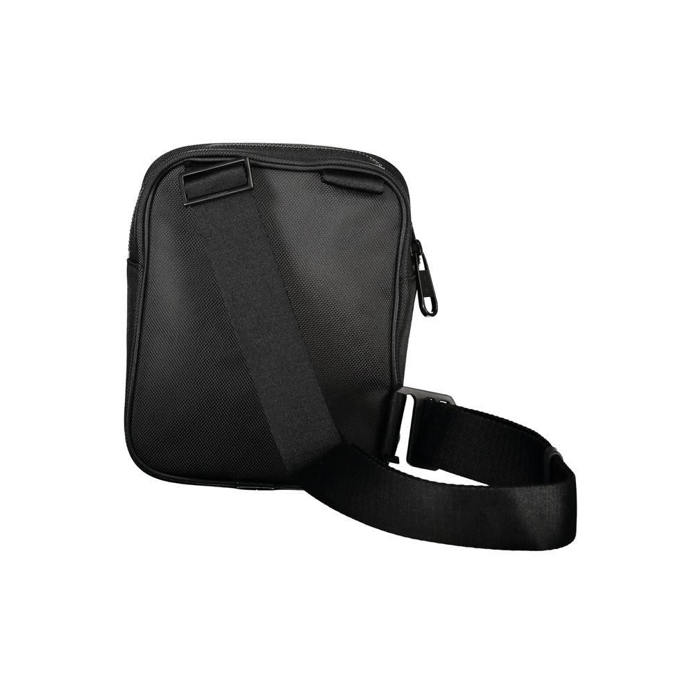 Calvin Klein – Elegante schwarze Umhängetasche mit kontrastierenden Details