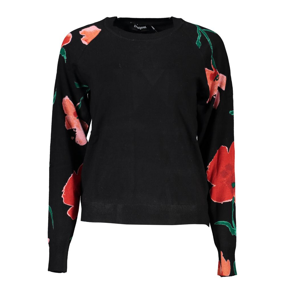 Desigual Chic Kontrast Rundhalspullover