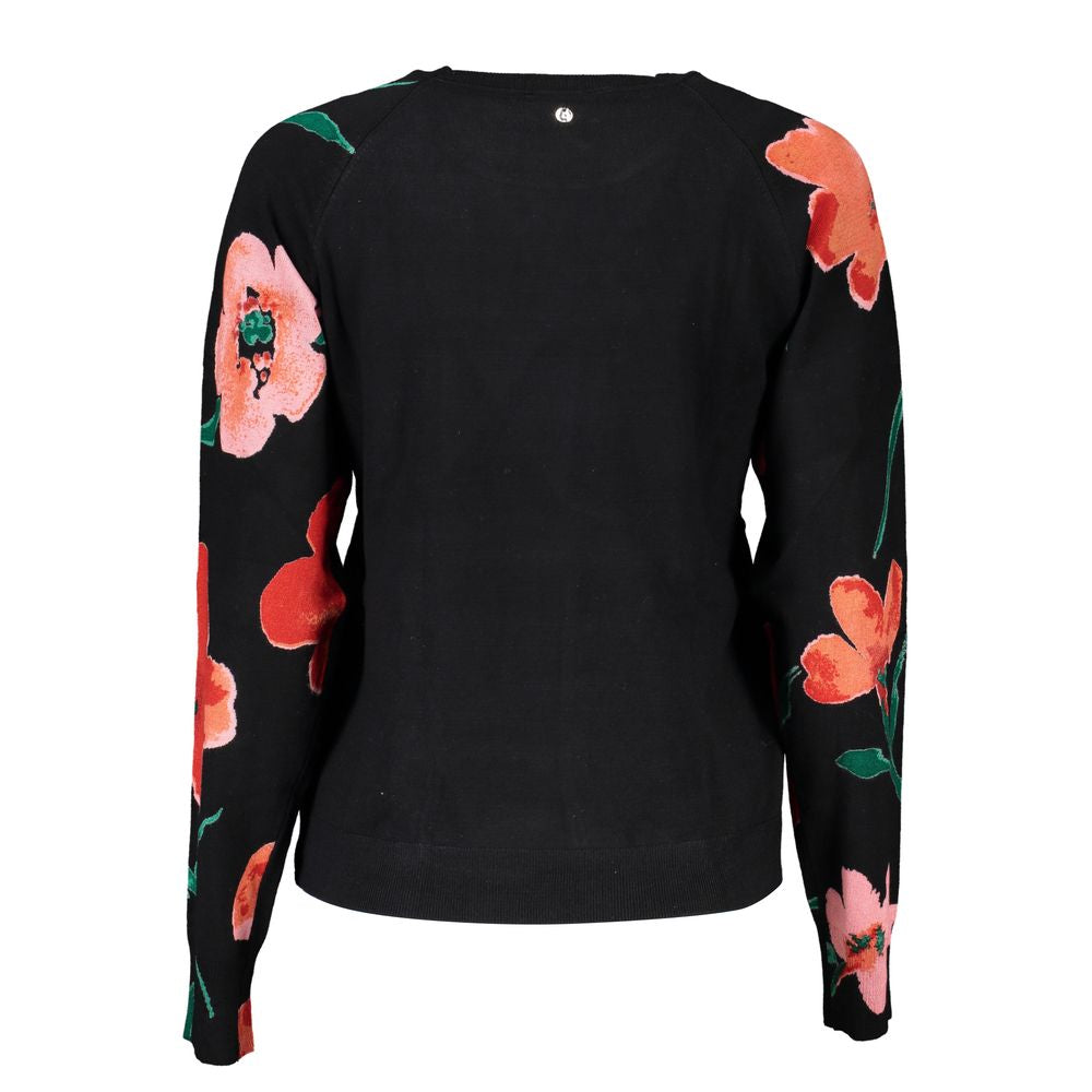 Desigual Chic Kontrast Rundhalspullover