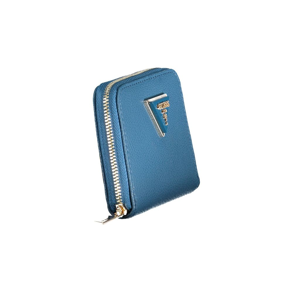Guess Jeans – Blaue Polyethylen-Geldbörse